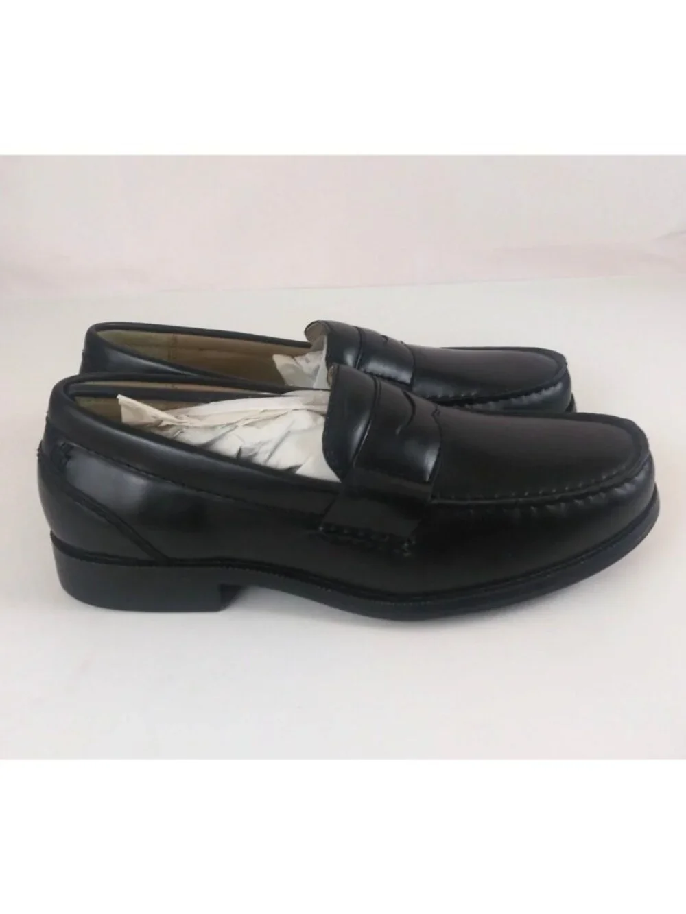 New Dockers Colleague Penny Loafer Men's Black Dress Shoes Size 7.5M